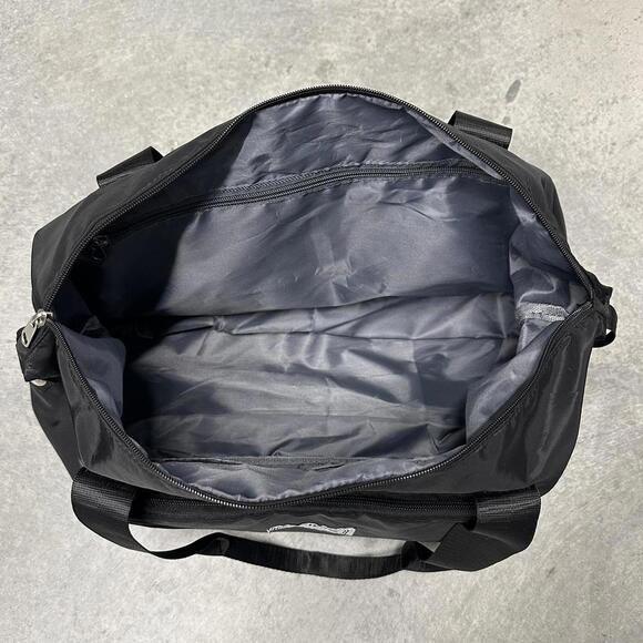 The Foldie Tote Travel Foldable Duffle Bag With Double Handles Black - Picture 3 of 3